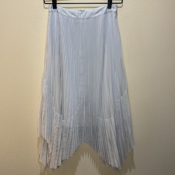 All Saints Lerin Midi Skirt - Light Gray Size 0 - Picture 2 of 10